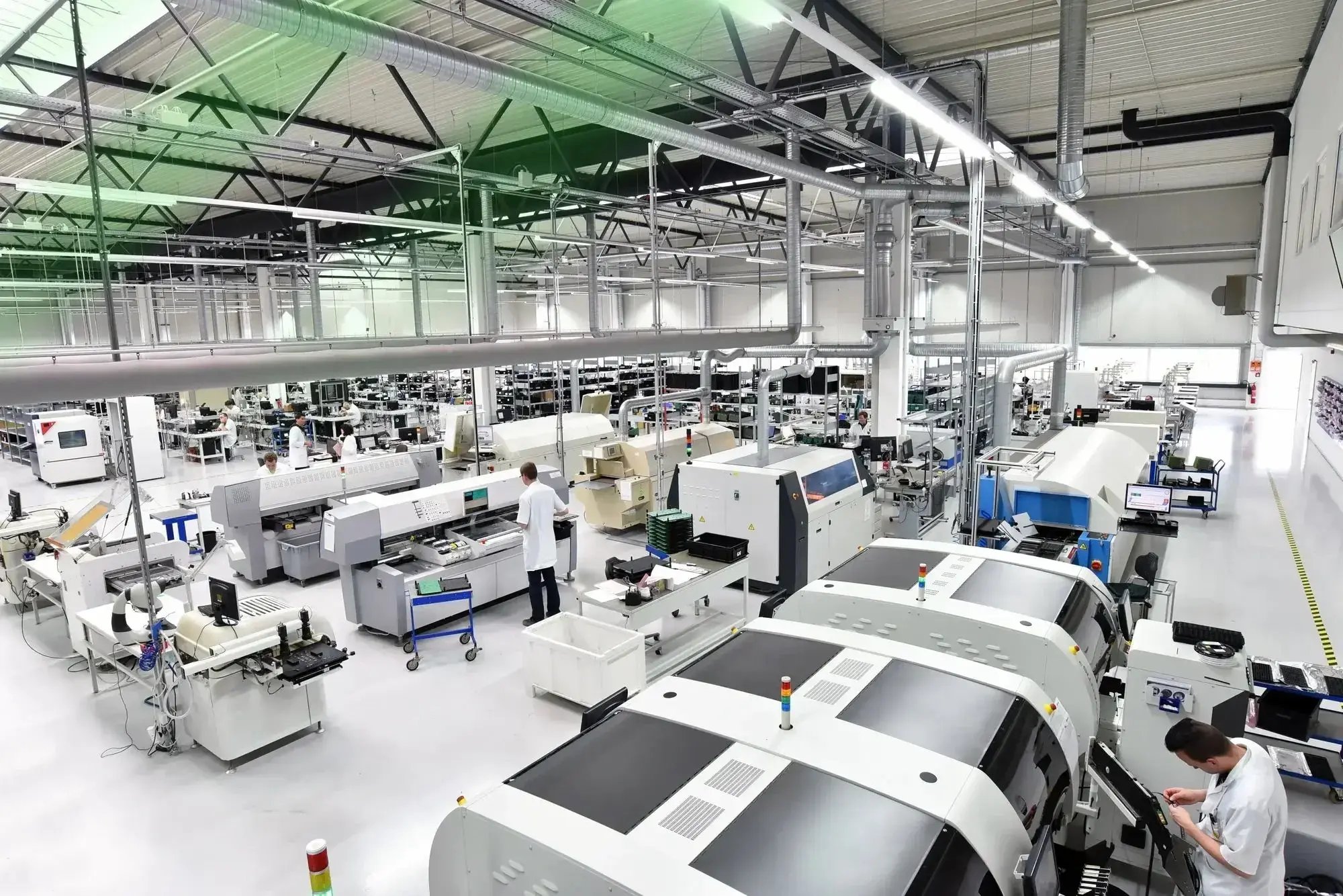 Factory floor overview interior